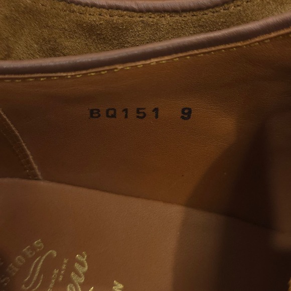 J.Crew Ludlow Suede Derby Shoes Brown Goodyear Welt - Size 9 - Picture 8 of 8